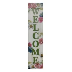 Sonoma Goods For Life® Welcome Floral Porch Leaner Floor Decor