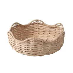 Sonoma Goods For Life® Rattan Scalloped Decorative Bowl Table Decor