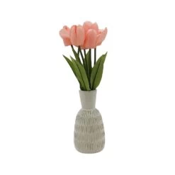 Sonoma Goods For Life® Artificial Pink Tulip Vase Table Decor -Sonoma Goods For Life Home 5904648 ALT3