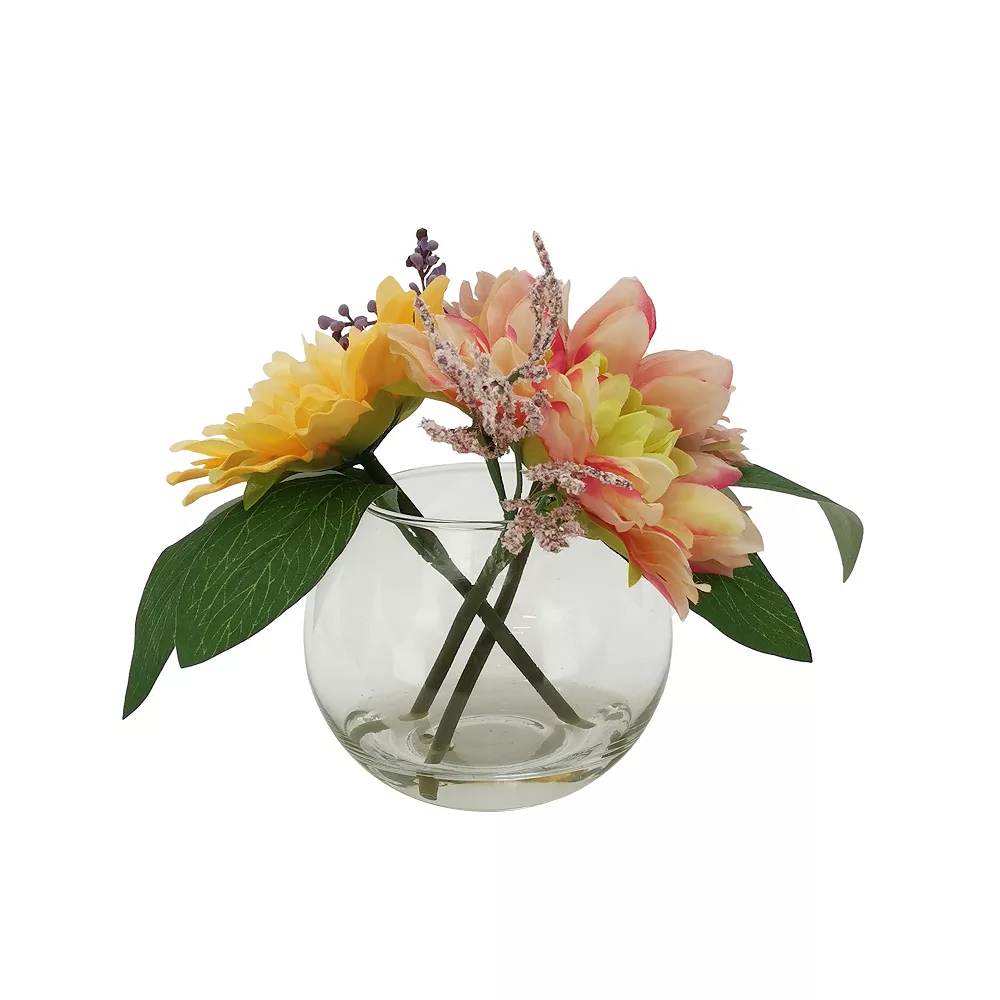 Sonoma Goods For Life® Artificial Dahlia Vase Table Decor 2 Sonoma Goods For Life® Artificial Dahlia Vase Table Decor - Image 2