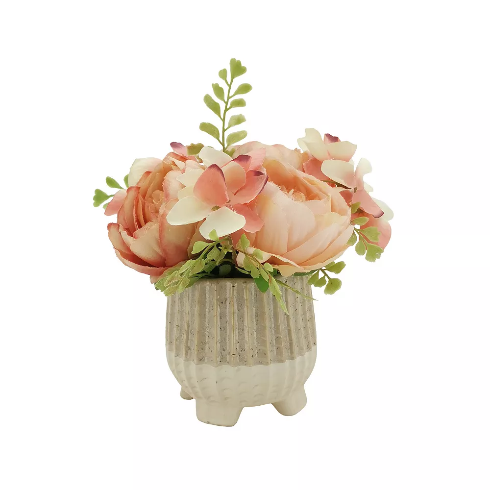 Sonoma Goods For Life® Artificial Peony Arrangement Table Decor 2 Sonoma Goods For Life® Artificial Peony Arrangement Table Decor - Image 2