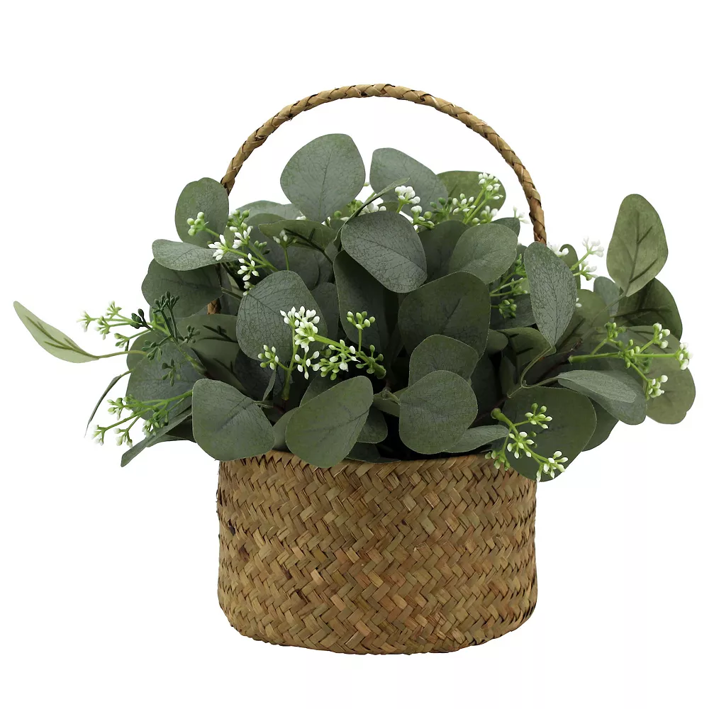 Sonoma Goods For Life® Artificial Eucalyptus Floral Basket Table Decor 2 Sonoma Goods For Life® Artificial Eucalyptus Floral Basket Table Decor - Image 2