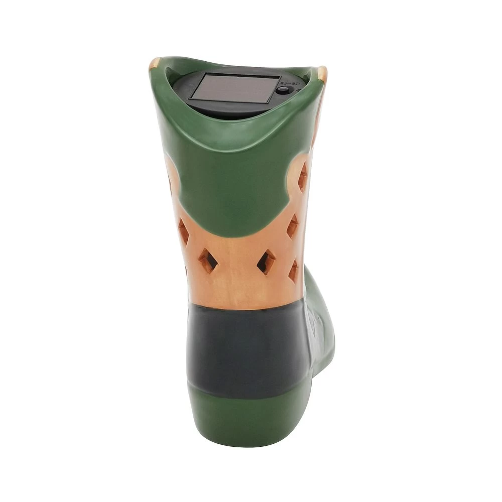 Sonoma Goods For Life® Cowboy Boot Solar LED Lantern Table Decor 3 Sonoma Goods For Life® Cowboy Boot Solar LED Lantern Table Decor - Image 3
