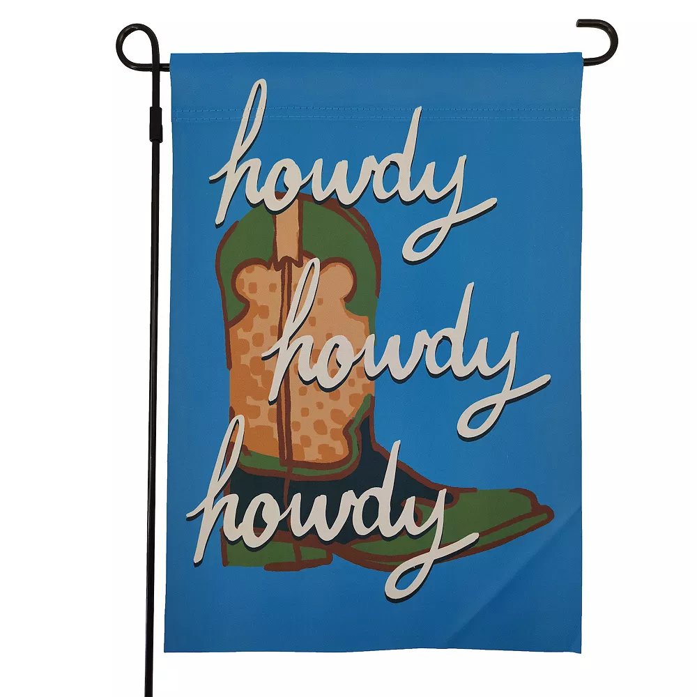 Sonoma Goods For Life® Howdy Howdy Howdy Garden Flag 1 Sonoma Goods For Life® Howdy Howdy Howdy Garden Flag