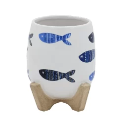 Sonoma Goods For Life® Ceramic Fish Planter