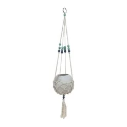 Sonoma Goods For Life® Ceramic & Macrame Hanging Planter
