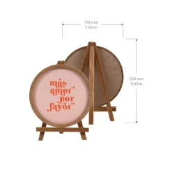 Sonoma Goods For Life® Mas Amor Por Favor Round Frame -Sonoma Goods For Life Home 5905930 ALT4