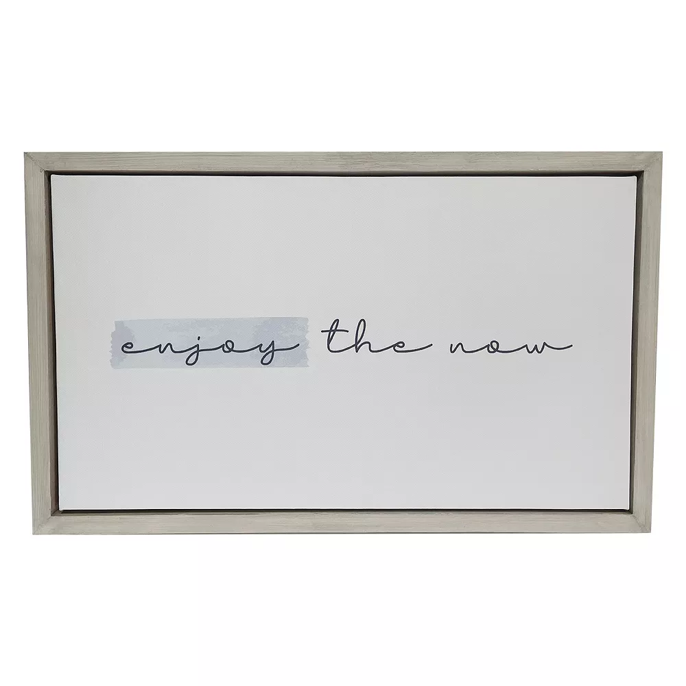 Sonoma Goods For Life® "Enjoy The Now" Framed Wall Art 1 Sonoma Goods For Life® "Enjoy The Now" Framed Wall Art