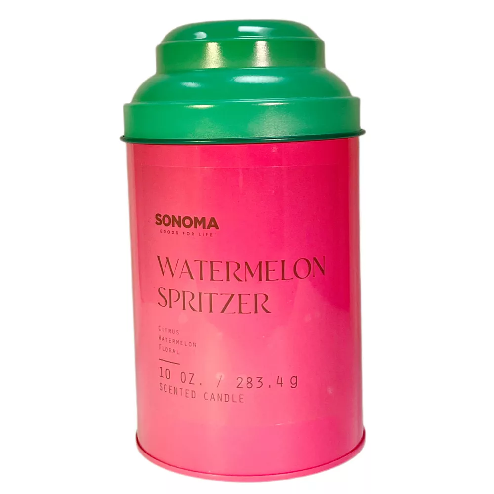 Sonoma Goods For Life® Tin Drink Collection Lavender Watermelon Spritzer 10-oz. Candle Jar 1 Sonoma Goods For Life® Tin Drink Collection Lavender Watermelon Spritzer 10-oz. Candle Jar