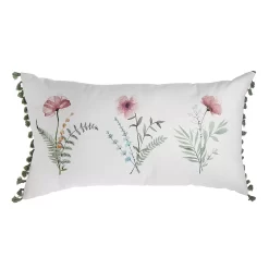 Sonoma Goods For Life® White Spring Floral Trio Pillow