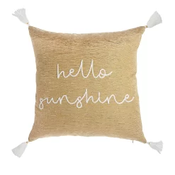 Sonoma Goods For Life® Yellow Hello Sunshine Pillow