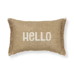 Sonoma Goods For Life® Hello Outdoor Pillow