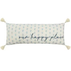 Sonoma Goods For Life® Ivory "Our Happy Place" Pillow