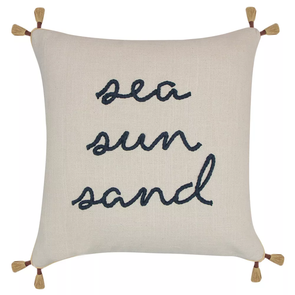 Sonoma Goods For Life® Sea, Sun, Sand Ultimate Feather Fill Throw Pillow 1 Sonoma Goods For Life® Sea, Sun, Sand Ultimate Feather Fill Throw Pillow