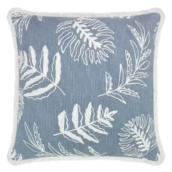 Sonoma Goods For Life® Blue Palm Ultimate Feather Fill Throw Pillow