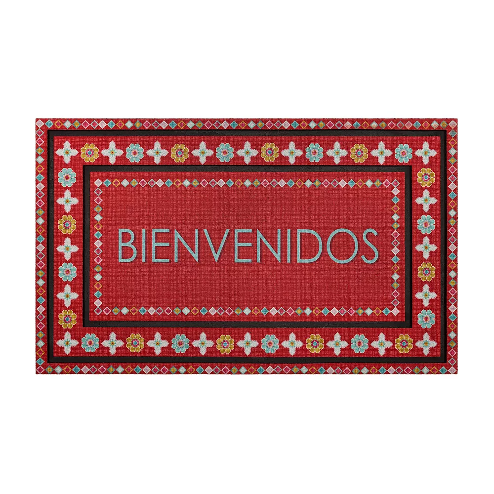Sonoma Goods For Life® RED BIENVENIDOS DOORMAT 1 Sonoma Goods For Life® RED BIENVENIDOS DOORMAT