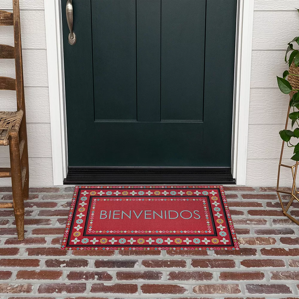 Sonoma Goods For Life® RED BIENVENIDOS DOORMAT 2 Sonoma Goods For Life® RED BIENVENIDOS DOORMAT - Image 2