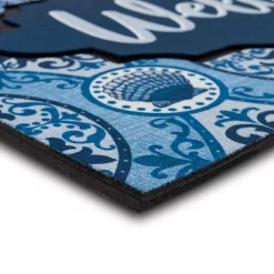 Sonoma Goods For Life® BLUE WELCOME MEDALLION DOORMAT -Sonoma Goods For Life Home 5984305 ALT3