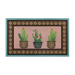 Sonoma Goods For Life® PINK CACTUS DOORMAT