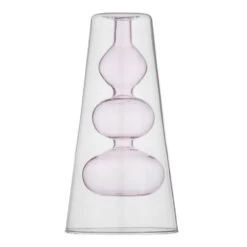 Sonoma Goods For Life® Outdoor 8.5''H Pink Cone-Shaped Glass Propagation Vase