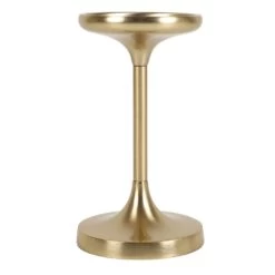 Sonoma Goods For Life® Gold Finish Tall Pillar Candle Holder Table Decor